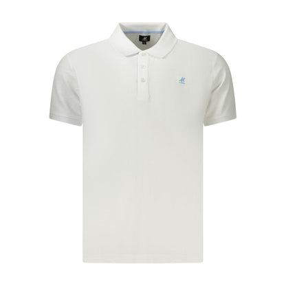 White Cotton Men's Polo Shirt