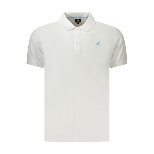 White Cotton Men's Polo Shirt