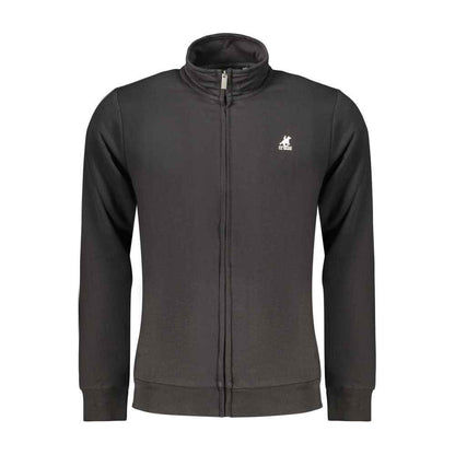 Black Cotton Men's Sweatshirt