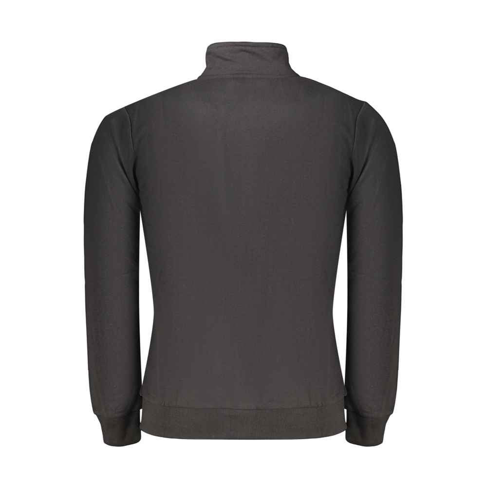 Black Cotton Men's Sweatshirt