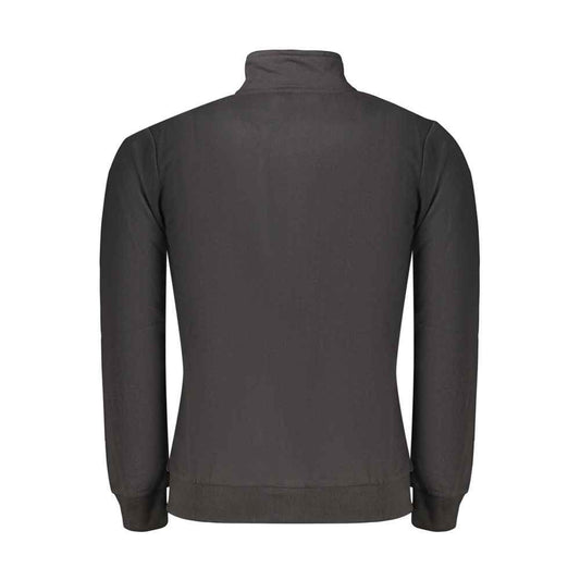 Black Cotton Men's Sweatshirt
