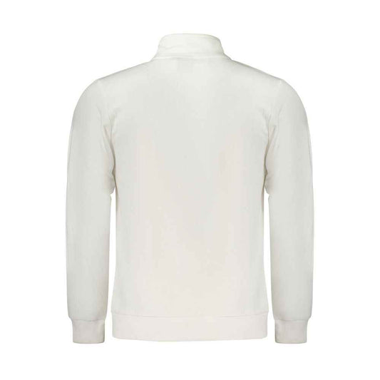 White Cotton Mens Sweatshirt