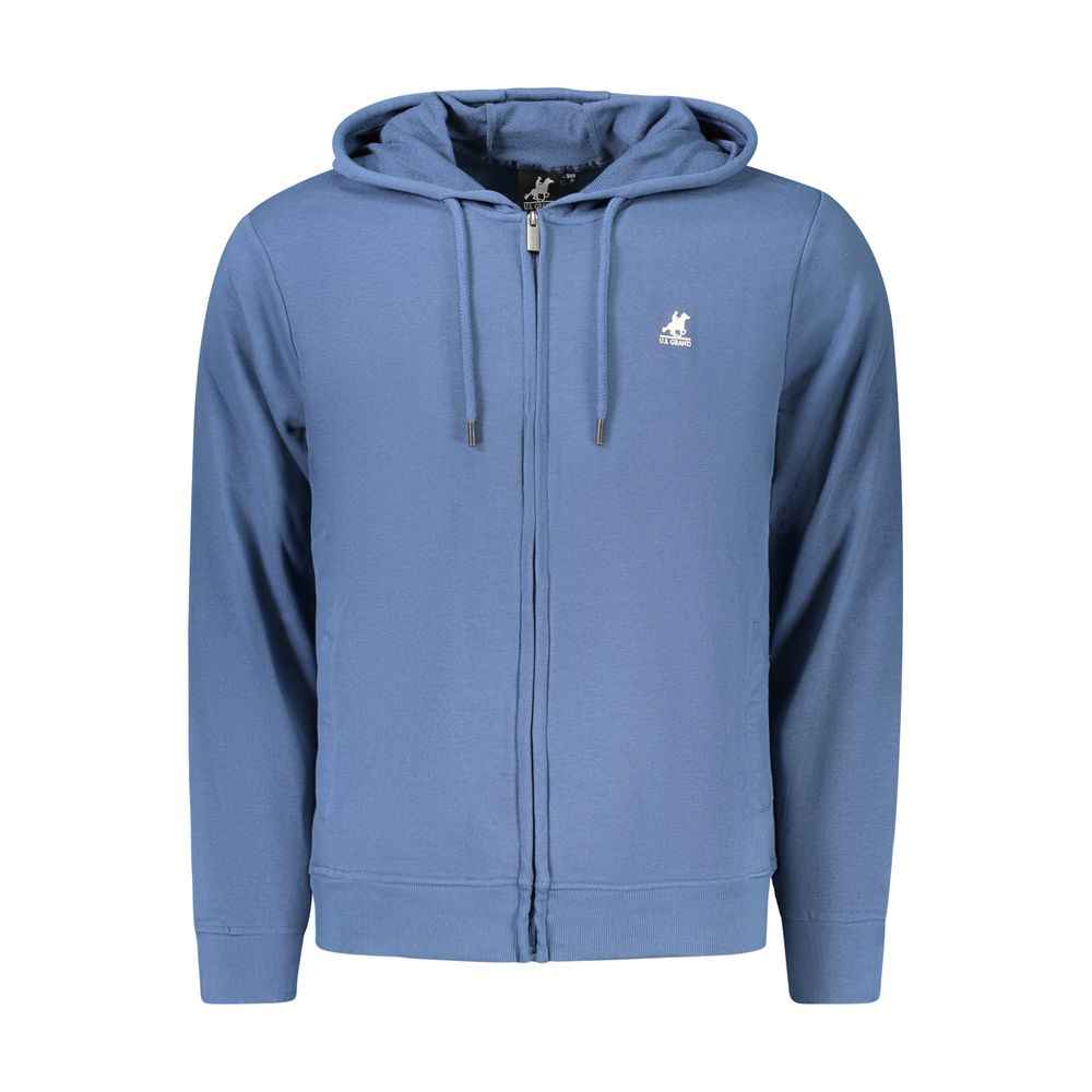 Blue Cotton Men's Sweatshirt