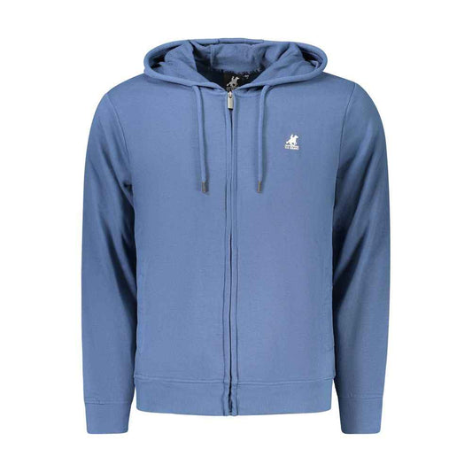 Blue Cotton Men's Sweatshirt