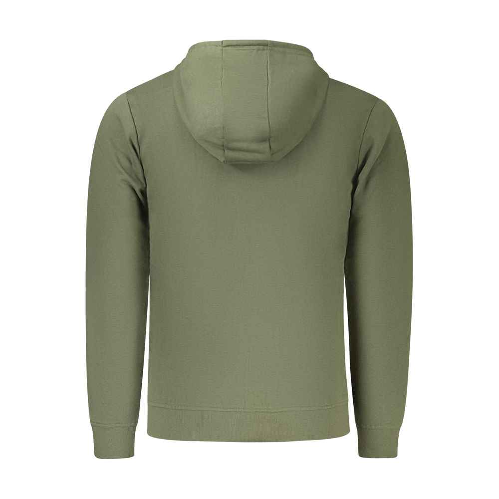 Green Cotton Men's Hoodie