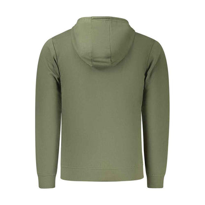 Green Cotton Men's Hoodie