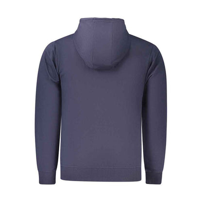 Blue Cotton Mens Hoodie