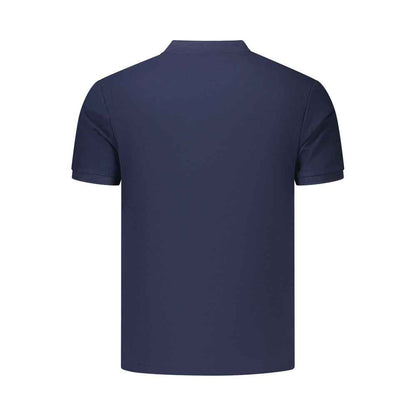 Blue Cotton Men's Polo