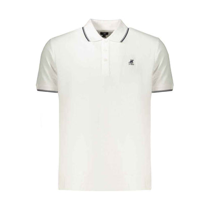 White Cotton Men's Polo Shirt
