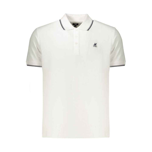 White Cotton Men's Polo Shirt
