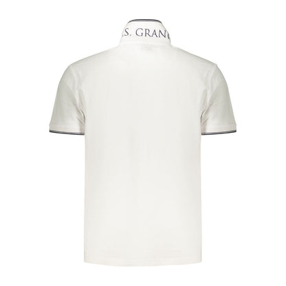 White Cotton Men's Polo Shirt