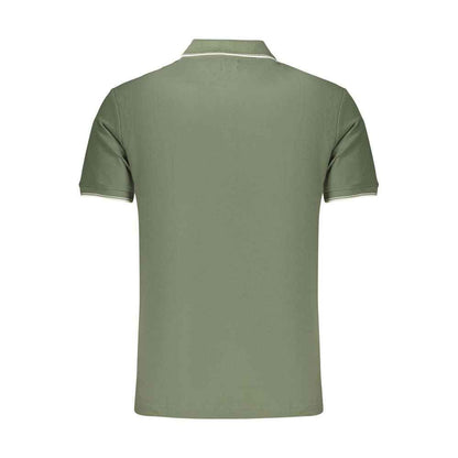 Green Cotton Men's Polo