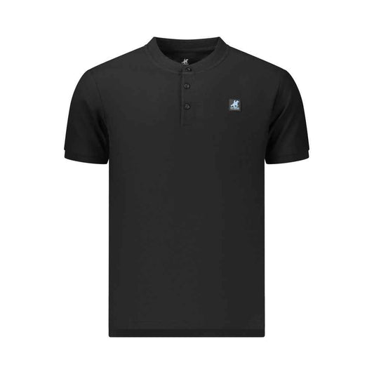 Black Cotton Men's Polo Shirt