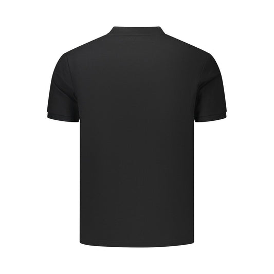 Black Cotton Men's Polo Shirt