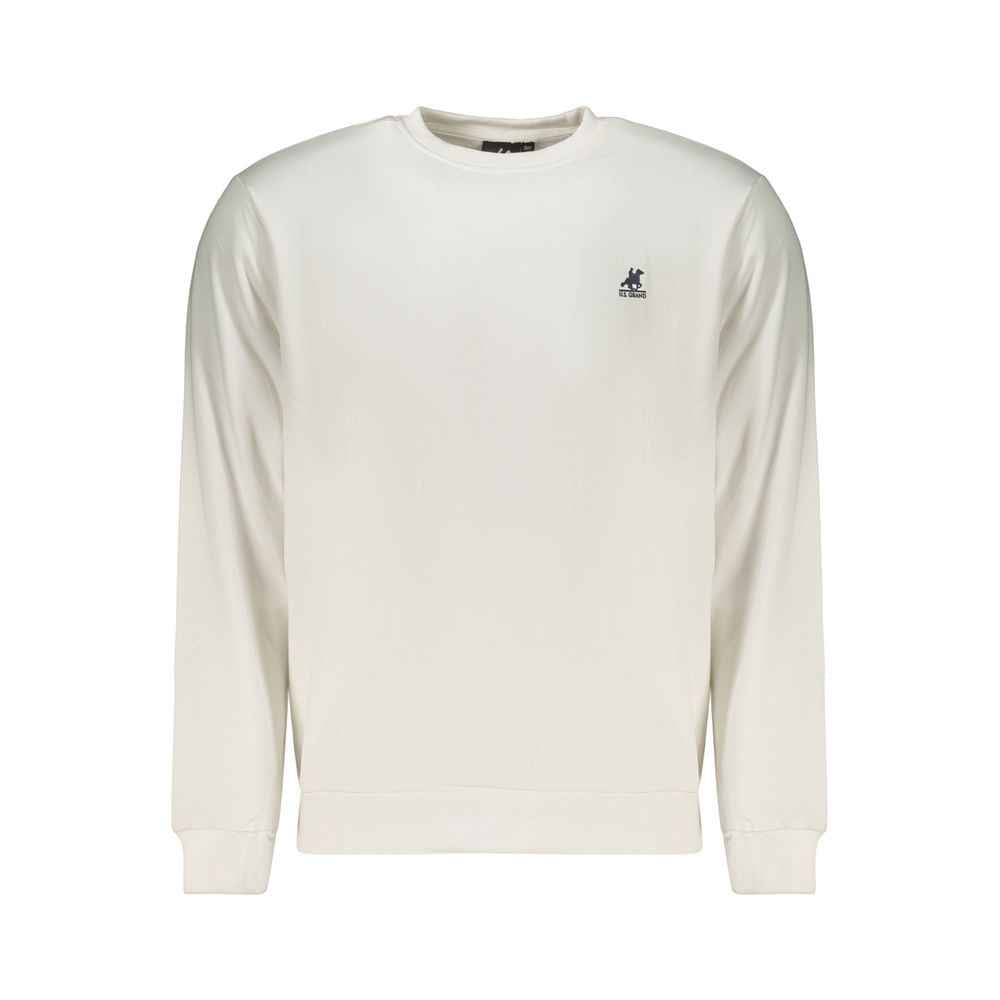 White Cotton Men's Sweatshirt