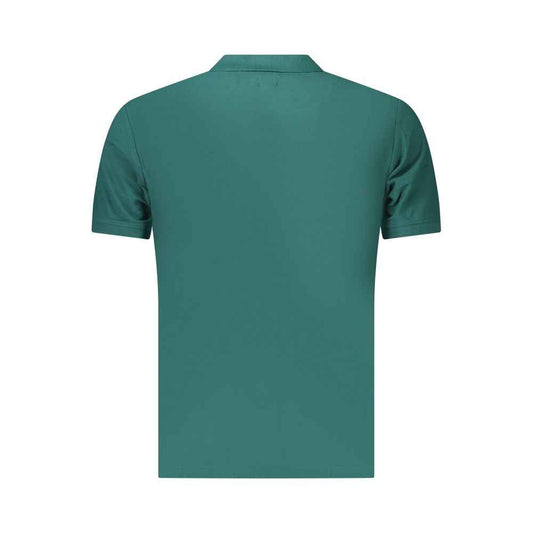 Green Cotton Men's Polo
