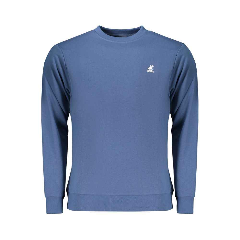 Blue Cotton Men's Sweatshirt