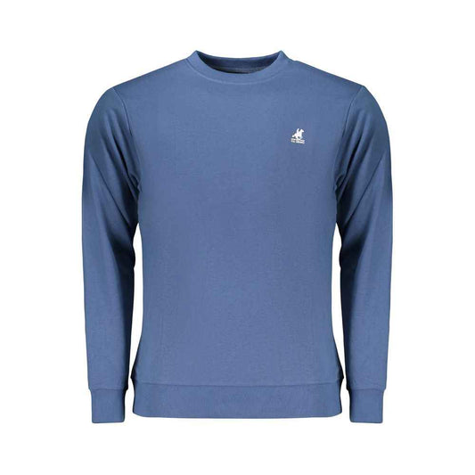 Blue Cotton Men's Sweatshirt