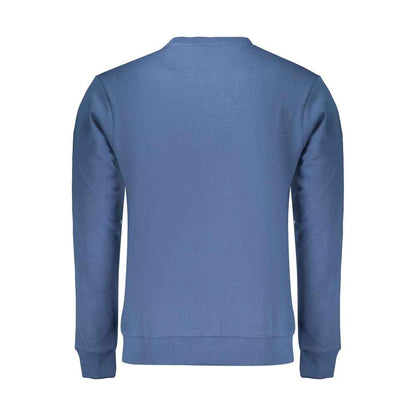 Blue Cotton Men's Sweatshirt