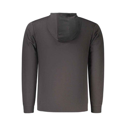 Black Cotton Men's Hoodie