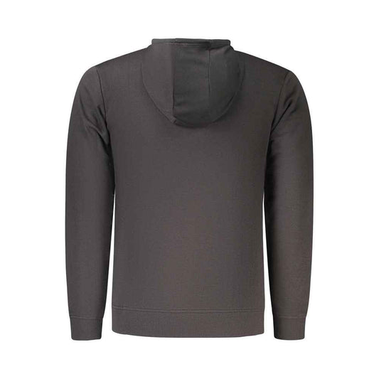 Black Cotton Men's Hoodie