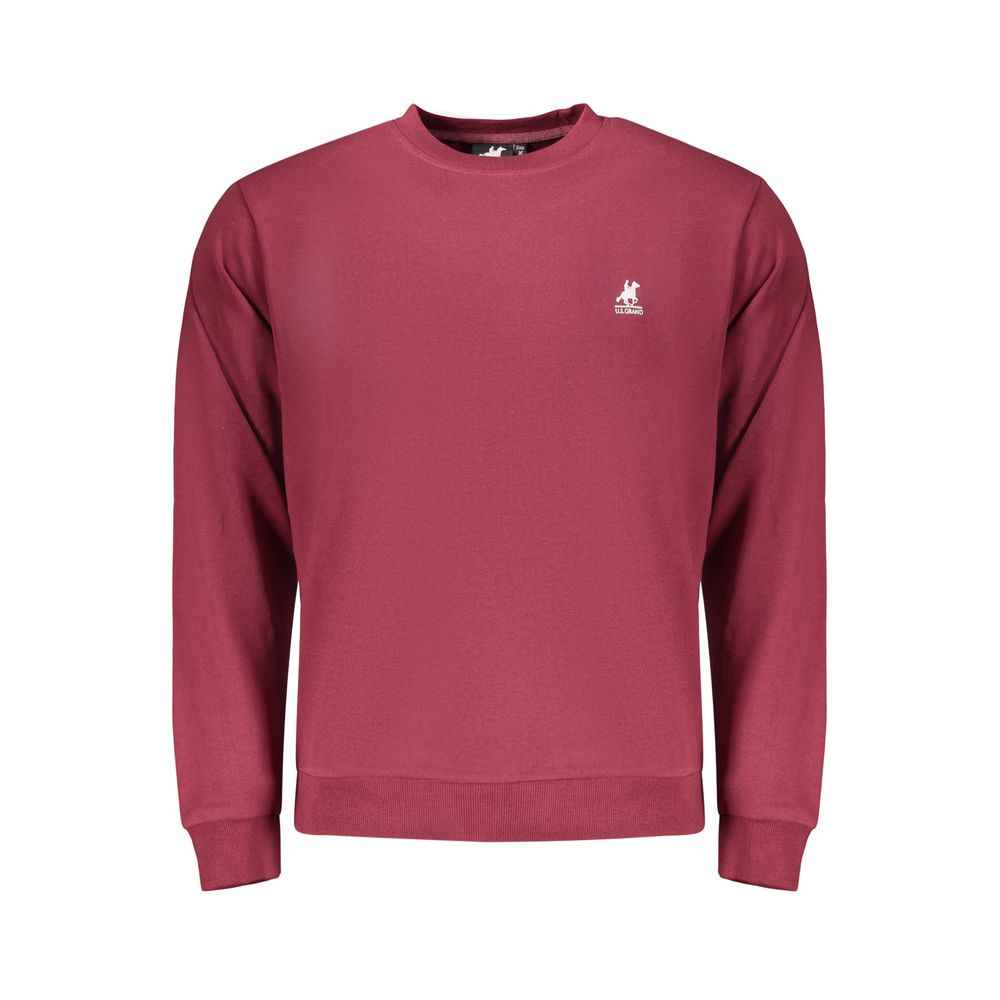 Red Cotton Men's Sweatshirt