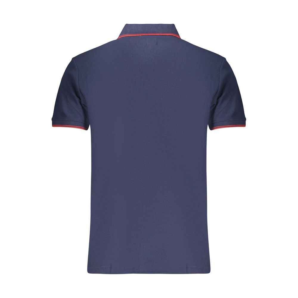 Blue Cotton Men's Polo