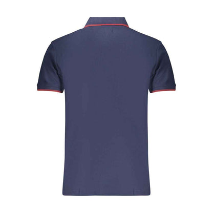 Blue Cotton Men's Polo