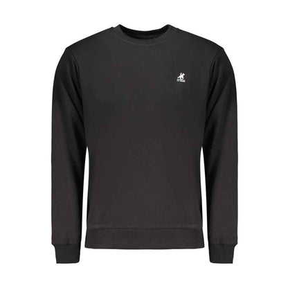 Black Cotton Men's Sweatshirt