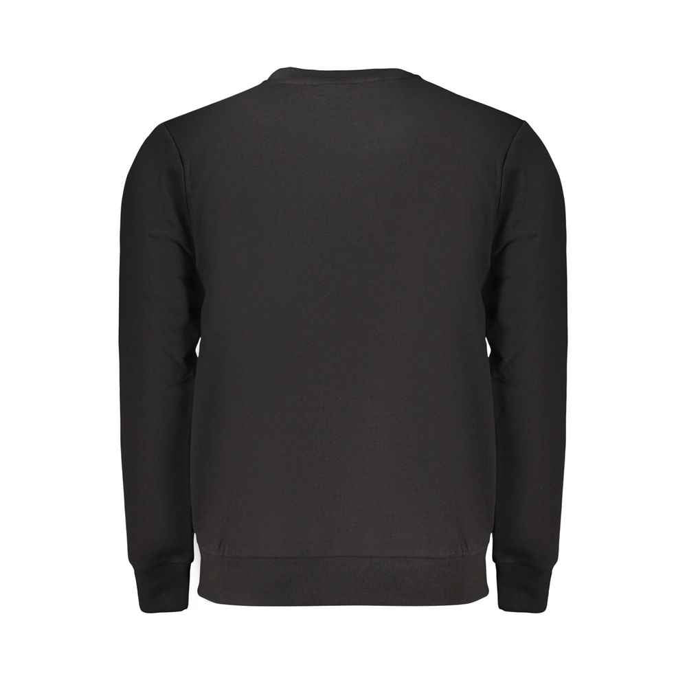 Black Cotton Men's Sweatshirt