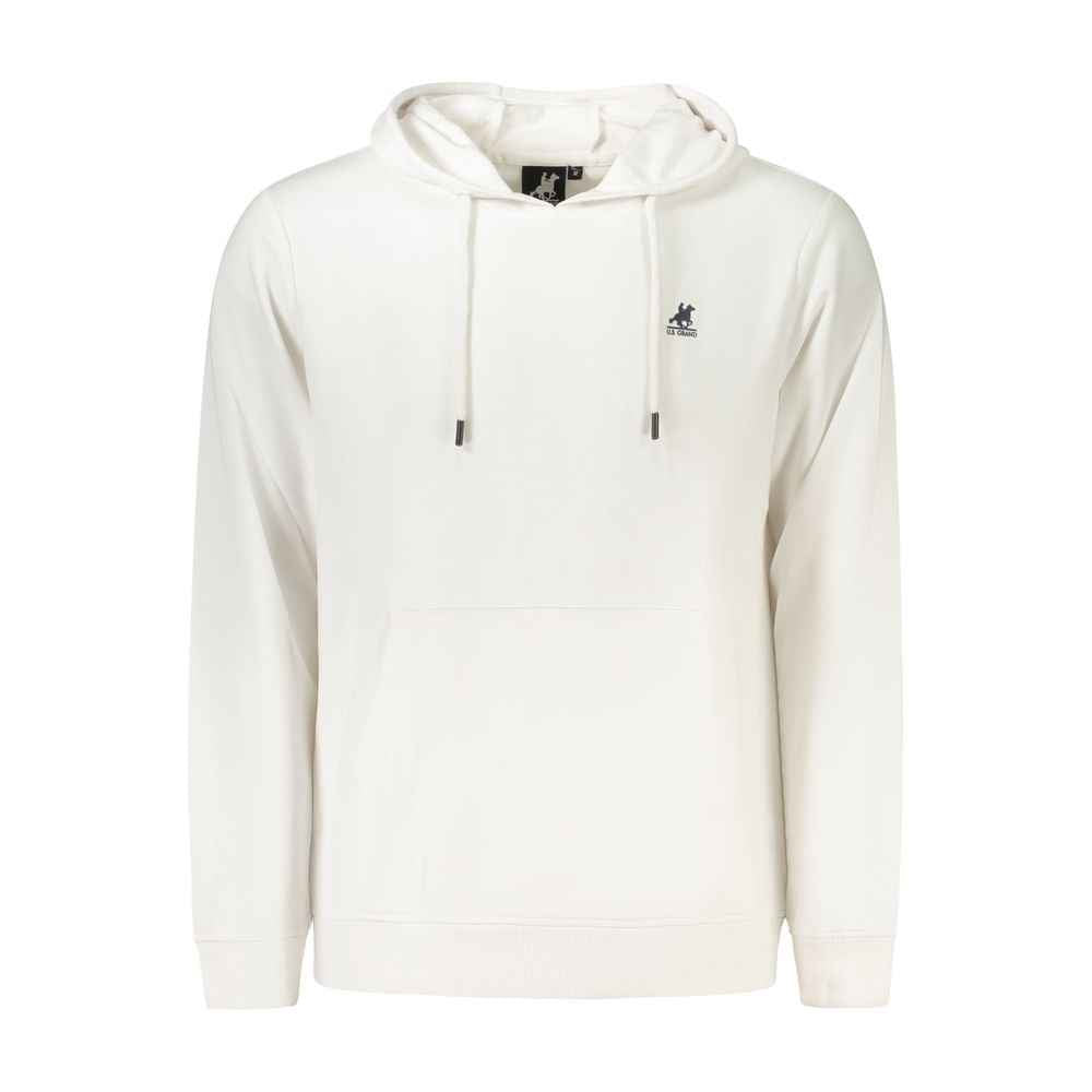 White Cotton Men Sweatshirt