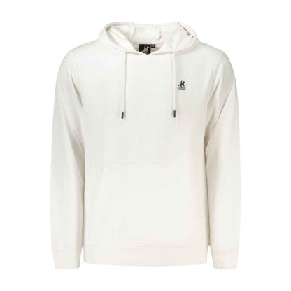 White Cotton Men Sweatshirt