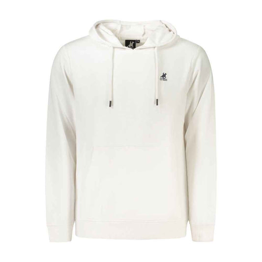 White Cotton Men Sweatshirt