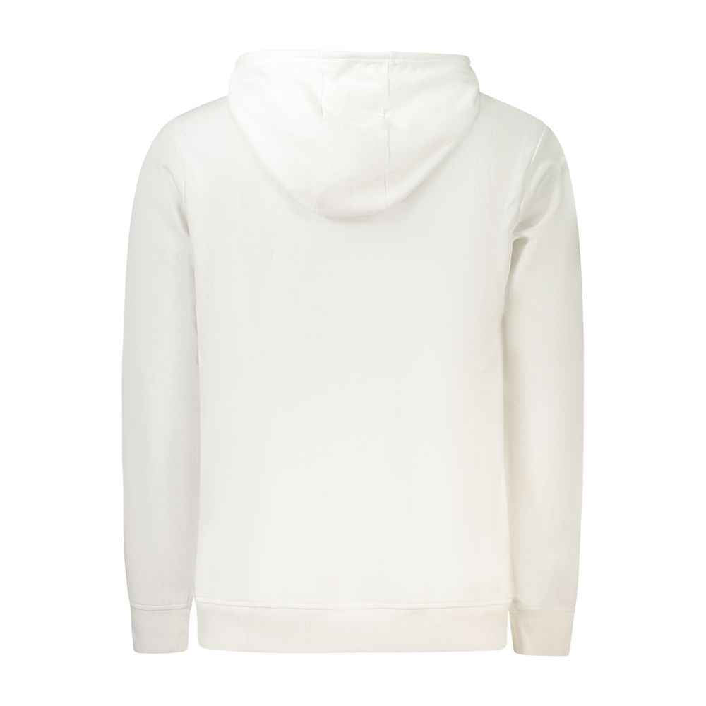 White Cotton Men Sweatshirt