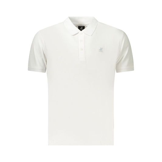 White Cotton Men's Polo