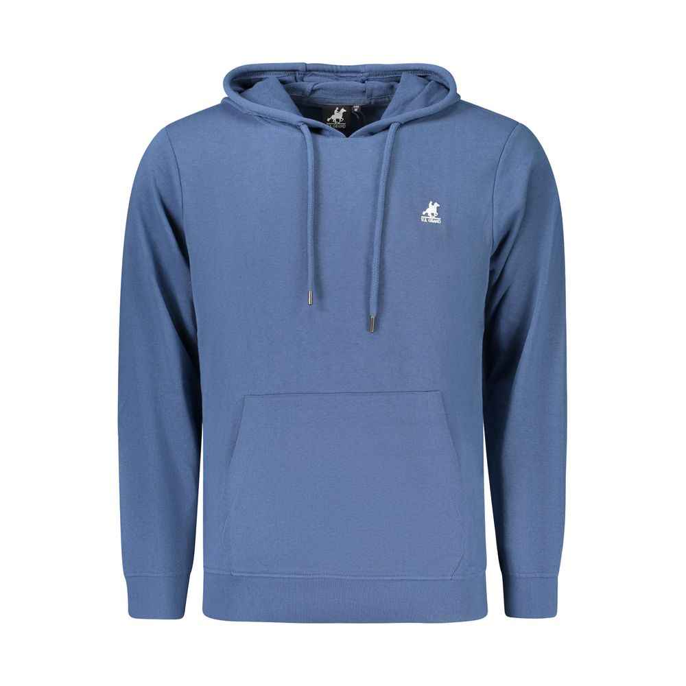 Blue Cotton Men's Sweatshirt