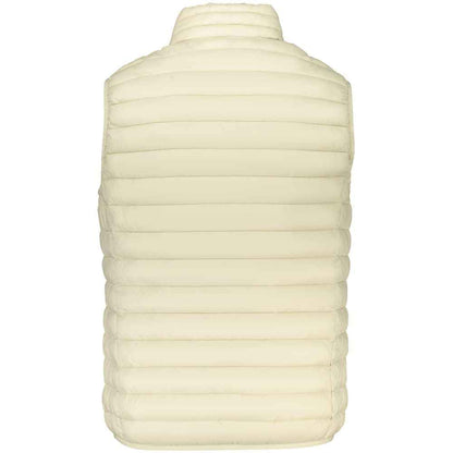 Beige Polyester Mens Vest