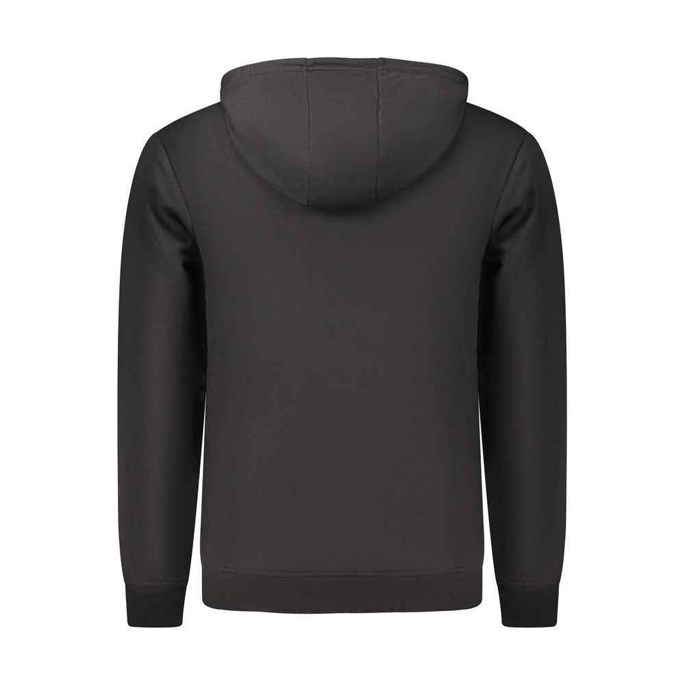 Black Cotton Men's Sweatshirt