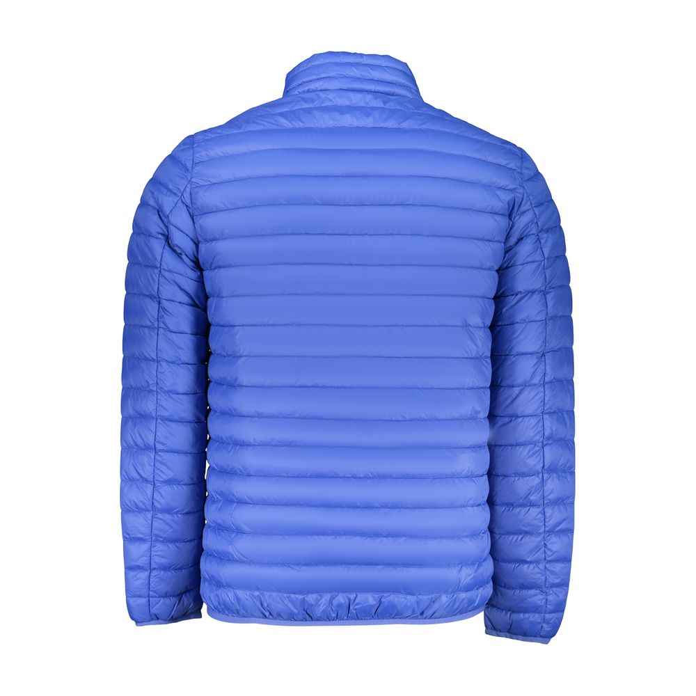 Blue Polyamide Men Jacket