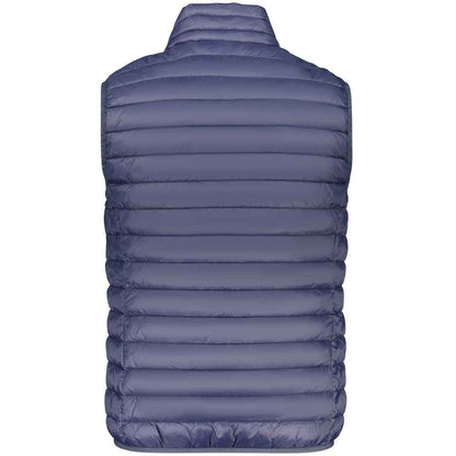 Blue Polyester Men's Jacket