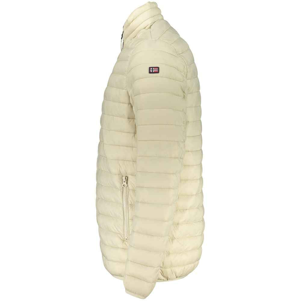 Beige Polyamide Shell Jacket