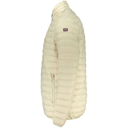 Beige Polyamide Shell Jacket