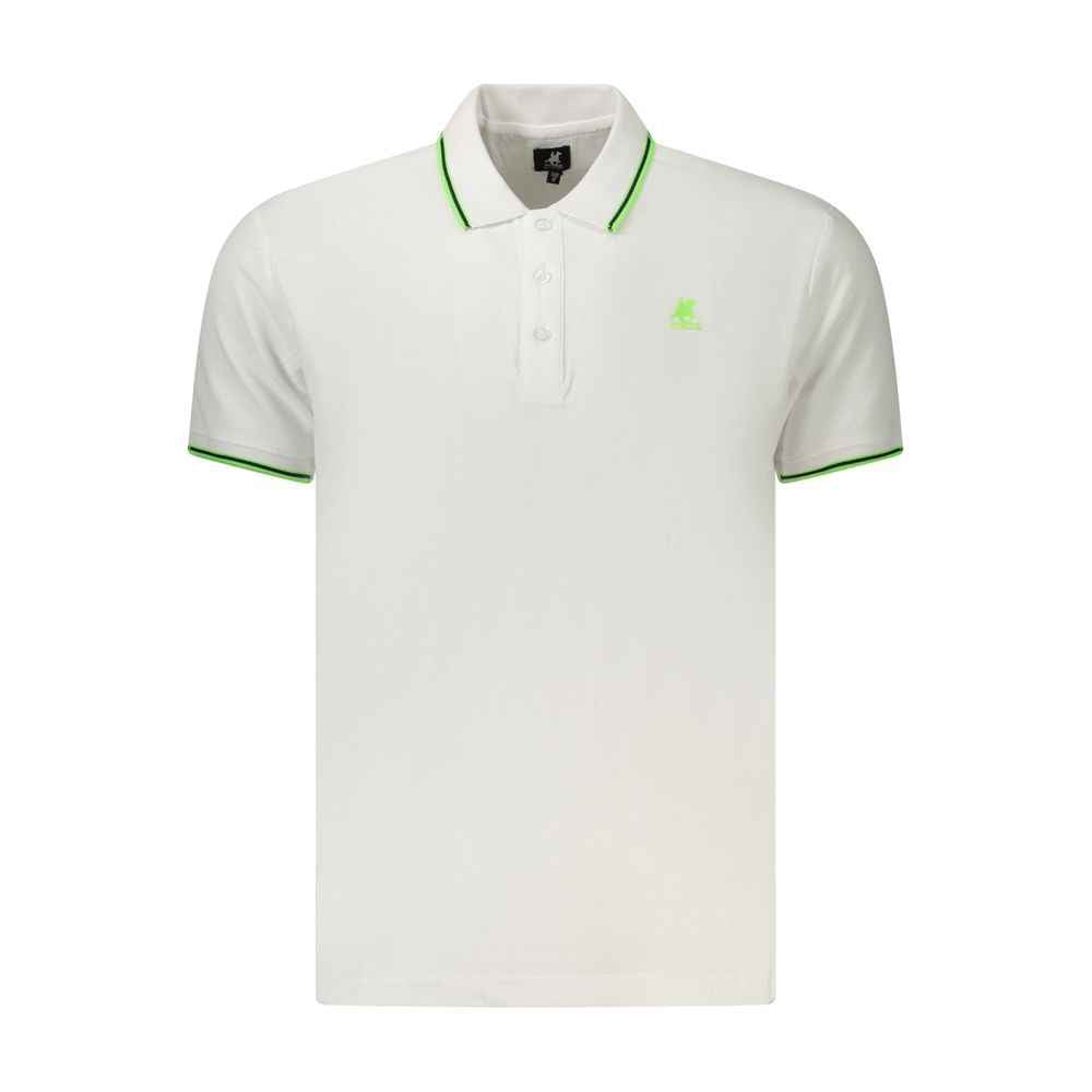 White Cotton Men's Polo Shirt