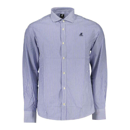 Blue Cotton Men's Shirt