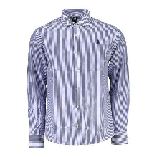 Blue Cotton Men's Shirt