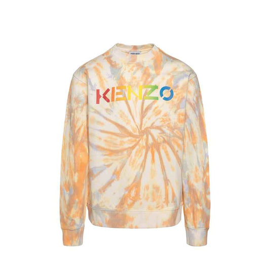 Orange Cotton Sweatshirt