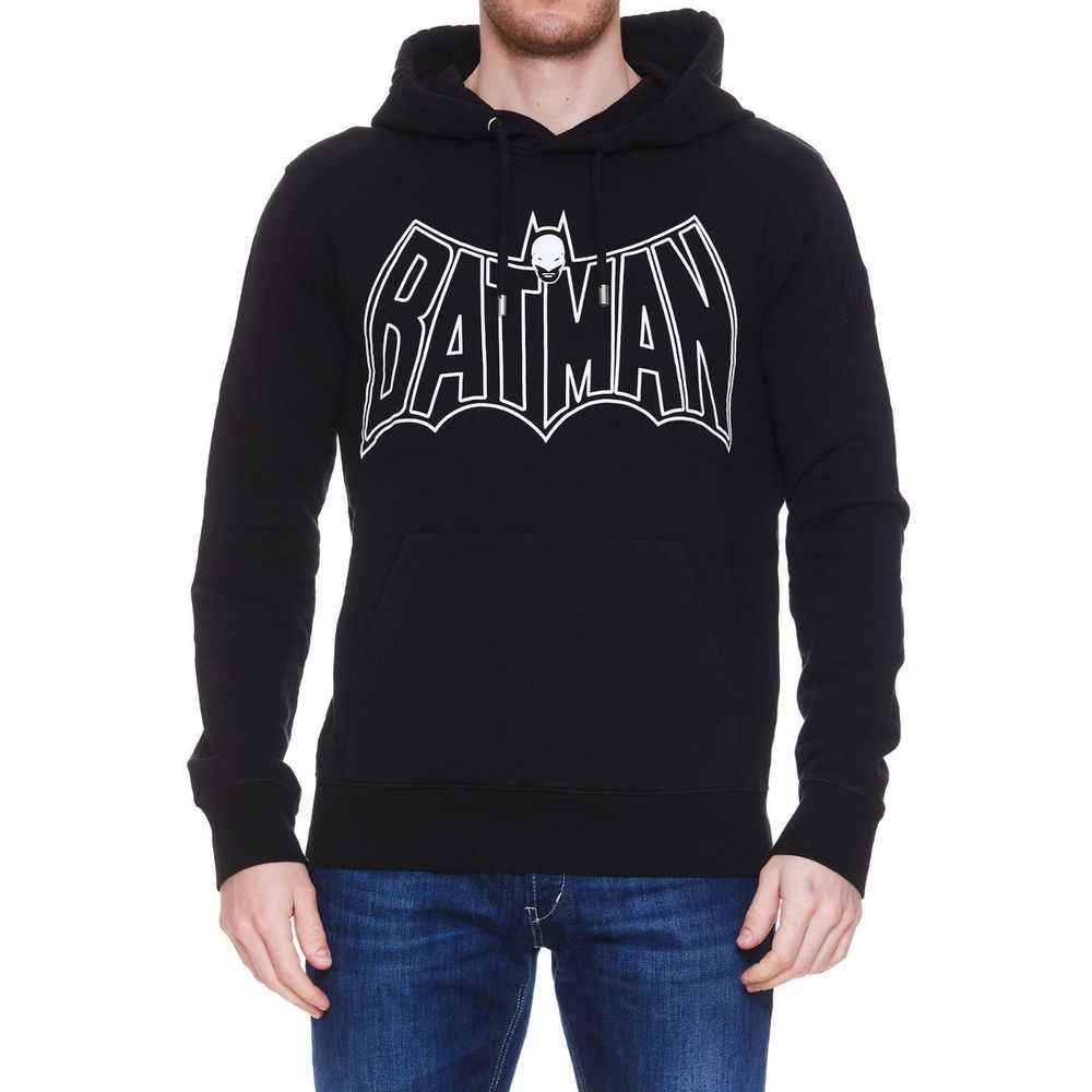 Black Cotton Sweatshirt