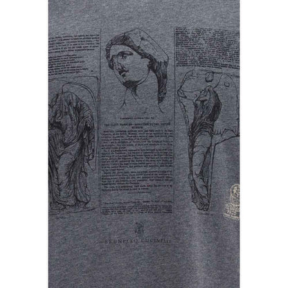 Gray Cotton T-Shirt