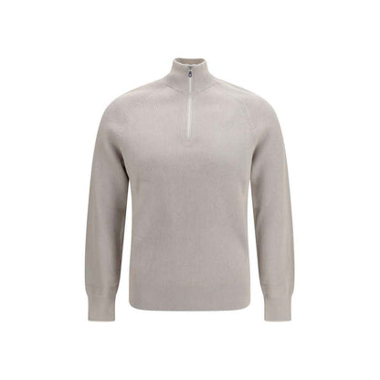 Beige Cotton Sweatshirt