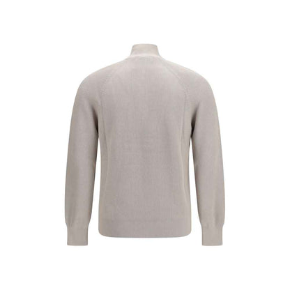 Beige Cotton Sweatshirt